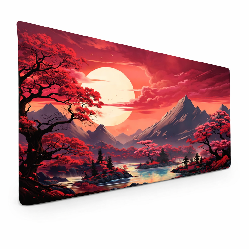 Tapis de Souris - Ambiance Rouge et Noire