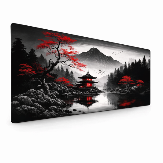 Tapis de Souris - Ambiance Rouge et Noire